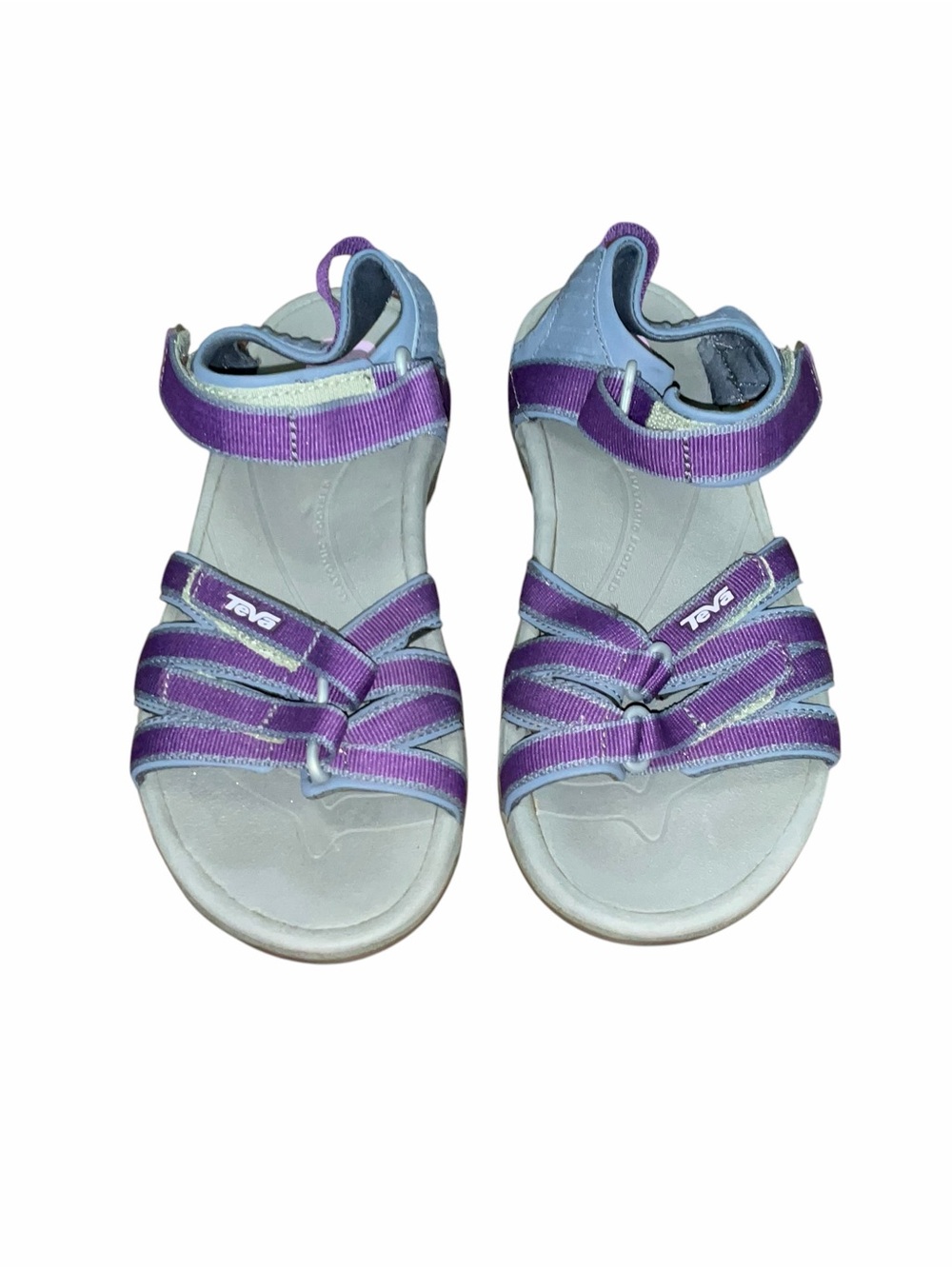 Teva Tirra Sport Sandals Women’s Size 6 Gray Purple Hiking Outdoor Water Shoes
